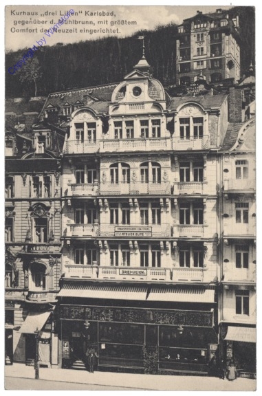 Karlovy Vary (Karlsbad), Kurhaus "drei Lilien"