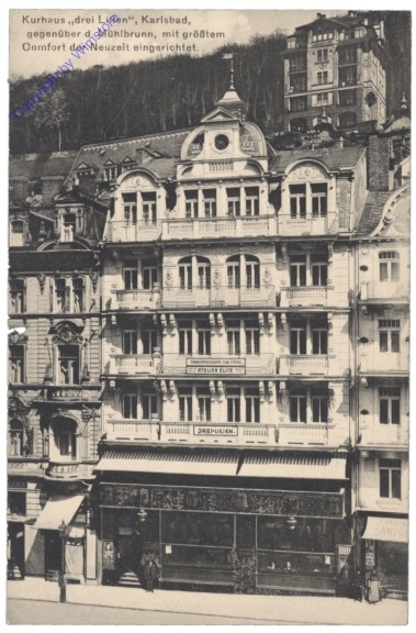 Karlovy Vary (Karlsbad), Kurhaus "drei Lilien"