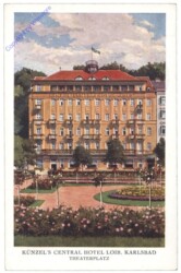 Karlovy Vary (Karlsbad), Künzel's Central Hotel Loib