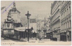 ak150356 Karlovy Vary (Karlsbad), Marktplatz