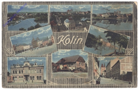 ak150476 Kolin, Multiansicht