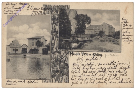 ak150477 Kolin, Multiansicht