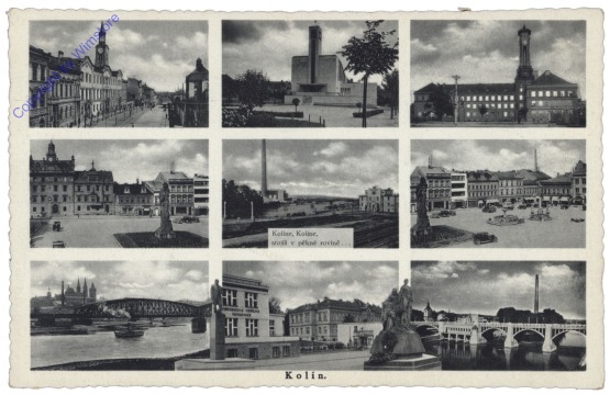 ak150479 Kolin, Multiansicht