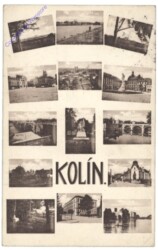 ak150480 Kolin, Multiansicht