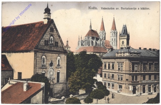 ak150492 Kolin, Velechram sv. Bartolomeje a klaster