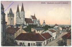ak150493 Kolin, Kourimske predmesti s chramem