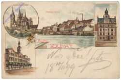 ak150507 Kolin, Gruss aus