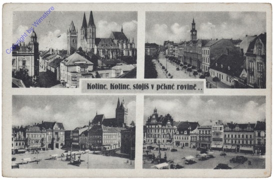 ak150516 Kolin, Multiansicht