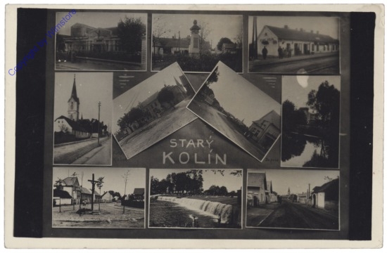 ak150517 Kolin, Multiansicht