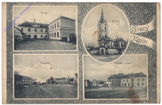 ak150543 Kolin, Multiansicht