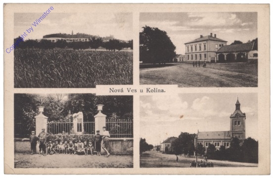 ak150559 Kolin, Multiansicht