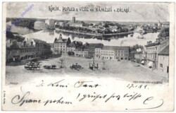 ak150560 Kolin, Pohled z Veze na Namesti a Zalabi