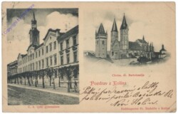 ak150599 Kolin, Multiansicht