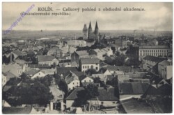 Kolin, Celkovy pohled z obchodni akademie