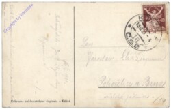 ak150609a Kolin, Pomnik M.J. Husi