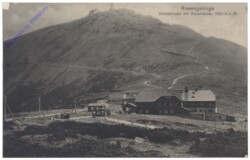 Krkonose (Riesengebirge), Schneekoppe mit Riesenbaude