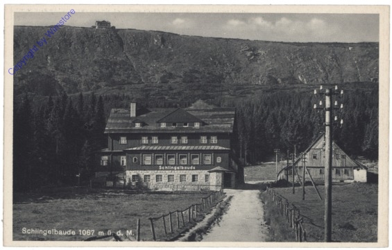 ak150642 Krkonose (Riesengebirge), Schlingelbaude