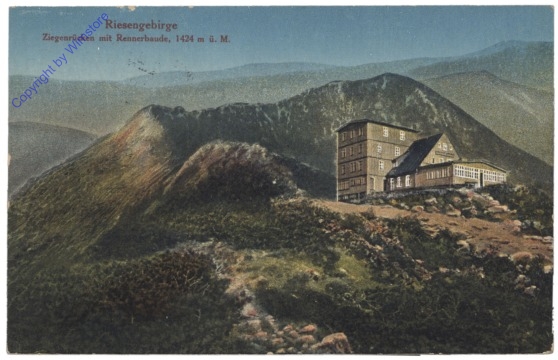 ak150649 Krkonose (Riesengebirge), Ziegenrücken mit Rennerbaude