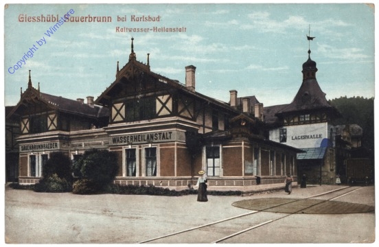 ak150682 Kyselka (Gießhübl-Sauerbrunn), Kaltwasser-Heilanstalt