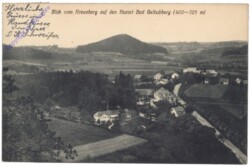 Lazne Jelec (Bad Geltschberg), Blick vom Kreuzberg