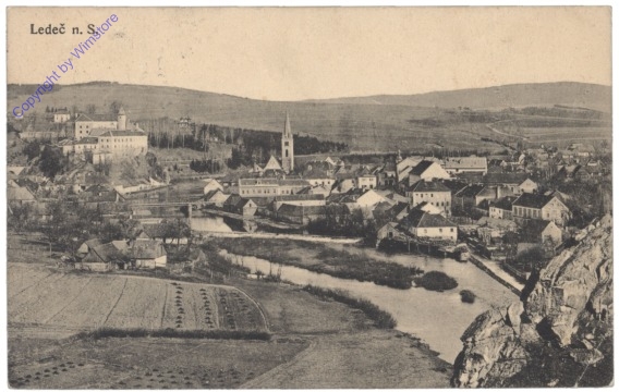 ak150695 Ledec (Ledetsch), Ortsansicht