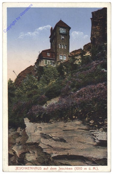 ak150709 Liberec (Reichenberg), Jeschkenhaus auf dem Jeschken