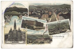 ak150714 Liberec (Reichenberg), Multiansicht