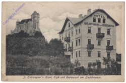 Listany (Lichtenstein), J. Hodwagner's Hotel, Cafe und Restaurant am Liechtenstein
