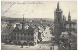 Litomerice (Leitmeritz), Altes Rathaus, Stadtkirche und Lange Gasse