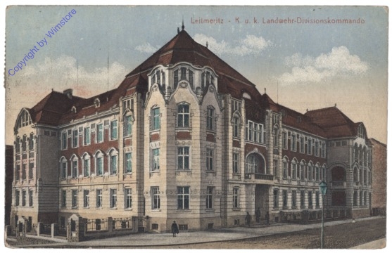 ak150758 Litomerice (Leitmeritz), K.k. Landwehr-Divisionskommando