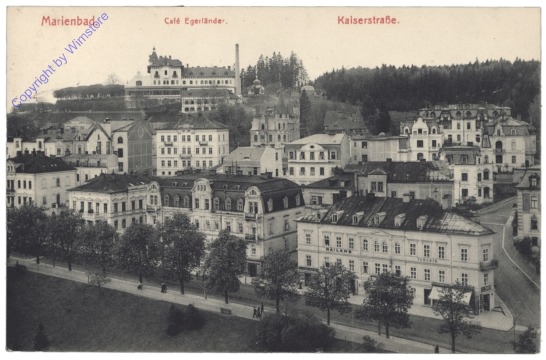Marianske Lazne (Marienbad), Kaiserstraße, Cafe Egerländer