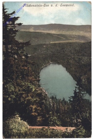 Nova Pec (Neuofen), Plöckenstein-See v.d. Seewand