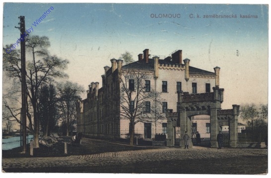 Olomouc (Olmütz), C.k. zemebranecka kasarna