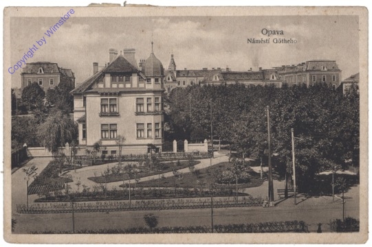 Opava (Troppau), Namesti Götheho