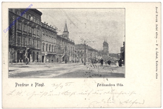 Plzen (Pilsen), Ferdinandova trida