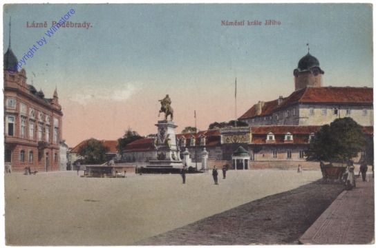 Podebrady, Namesti krale Jiriho