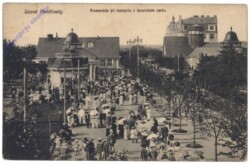 Podebrady, Promenada pri koncertu v lazenskem parku