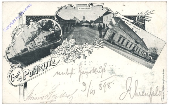 Pohorelice (Pohrlitz), Gruss aus