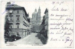 ak151173 Praha (Prag), Die Karmelitergasse