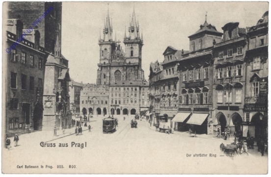 ak151177 Praha (Prag), Der altstädter Ring