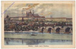 ak151184 Praha (Prag), Karluv most a Hradcany