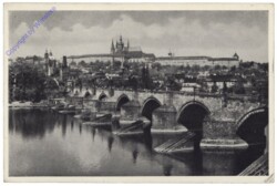 ak151219 Praha (Prag), Karlsbrücke und Hradschin