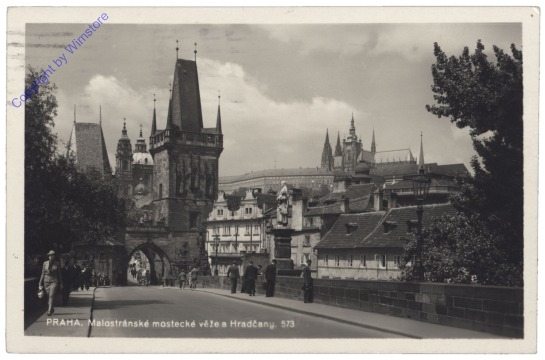 Praha (Prag), Malostranske mostecke veze a Hradcany