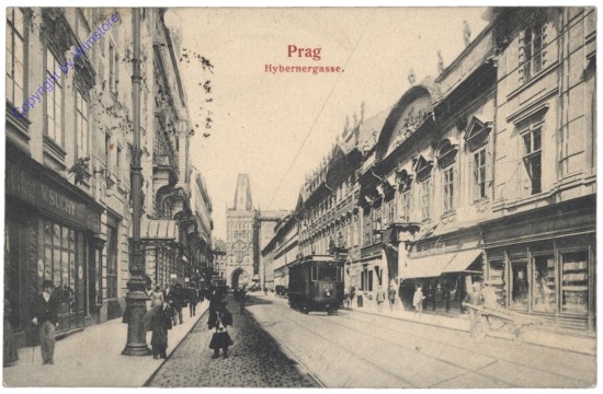 Praha (Prag), Hybernergasse