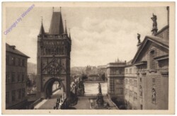 ak151234 Praha (Prag), Altstädter Turm der Karlsbrücke