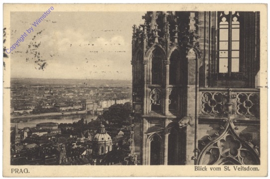 ak151238 Praha (Prag), Blick vom St. Veitsdom