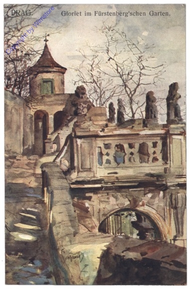 ak151265 Praha (Prag), Gloriet im Fürstenberg'schen Garten