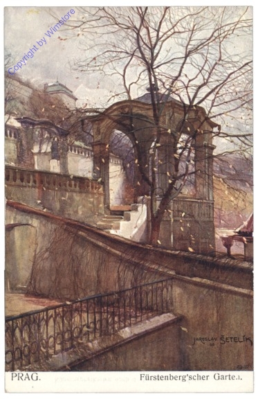 ak151277 Praha (Prag), Fürstenberg'scher Garten