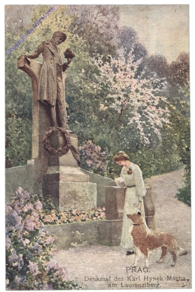 ak151282 Praha (Prag), Denkmal des Karl Hynek Macha am Laurenziberg