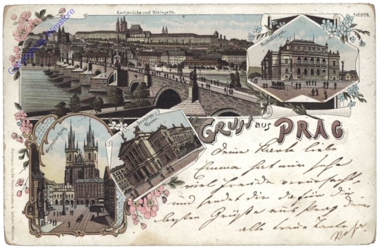 ak151291 Praha (Prag), Gruss aus
